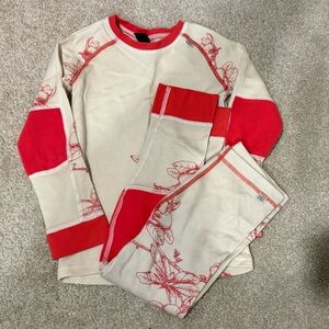 Helly Hansen Toddler Girls Flower Merino long underwear Sz 110/4